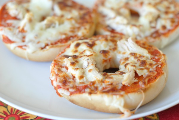Microwave Gluten Free Pizza Bagels